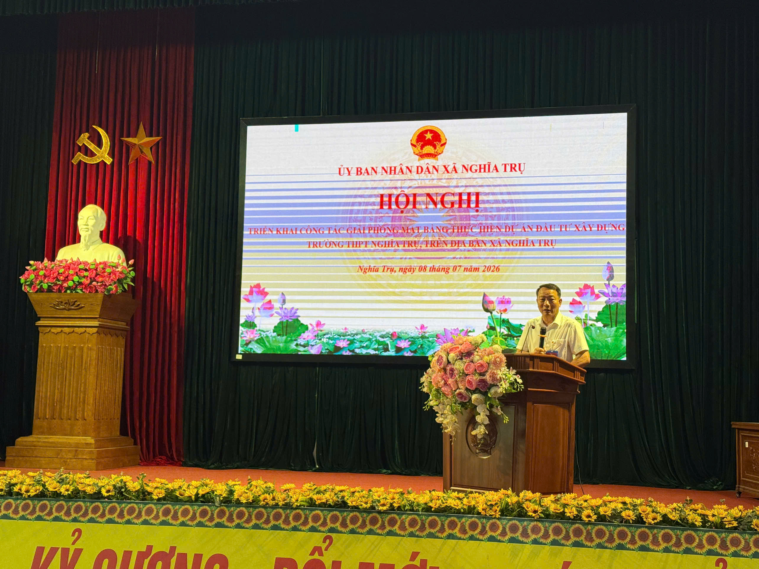 Nghĩa Trụ triển khai công tác GPMB Dự án đầu tư xây dựng Trường THPT Nghĩa Trụ