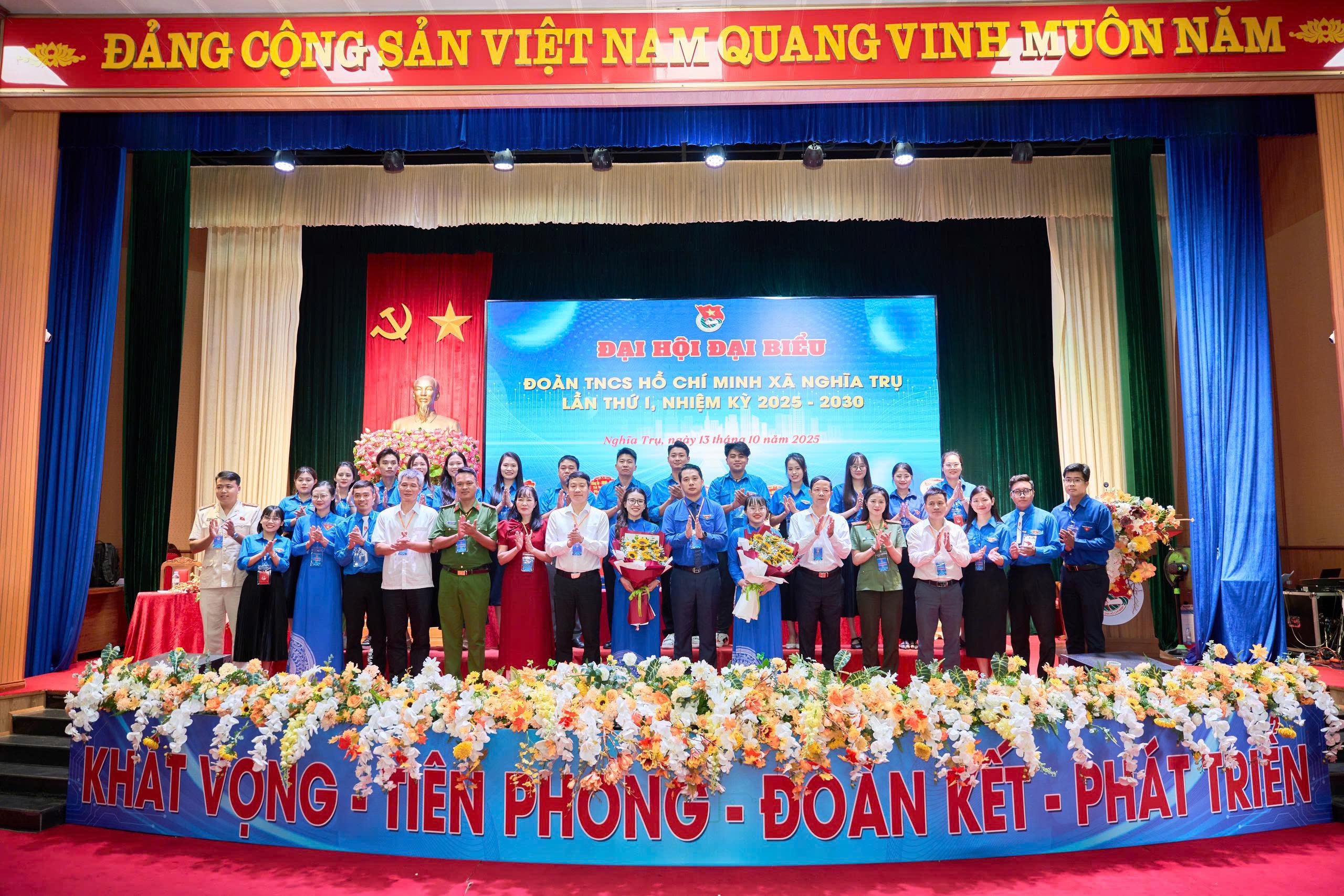 Đại hội Đại biểu Đoàn TNCS Hồ Chí Minh xã Nghĩa Trụ lần thứ I, nhiệm kỳ 2025-2030