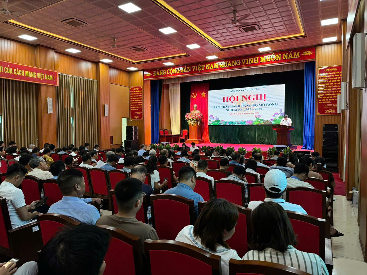 HỘI NGHỊ BAN CHẤP HÀNH ĐẢNG BỘ XÃ MỞ RỘNG NHIỆM KỲ 2025-2030