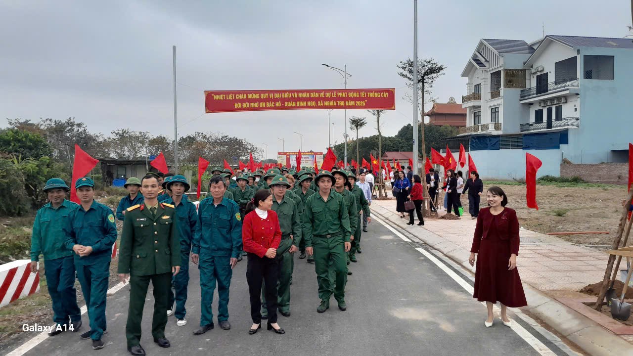 Nghĩa Trụ phát động tết trồng cây năm 2026