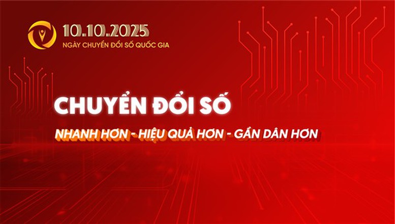 BỘ NHẬN DIỆN HƯỞNG ỨNG NGÀY CHUYỂN ĐỔI SỐ QUỐC GIA 10.10.2025