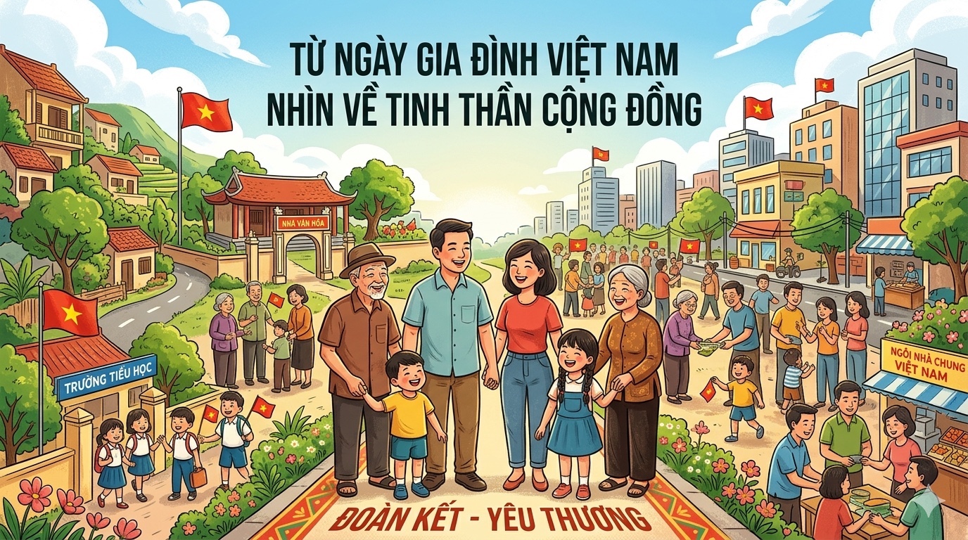 Từ Ngày Gia đình Việt Nam nhìn về tinh thần cộng đồng