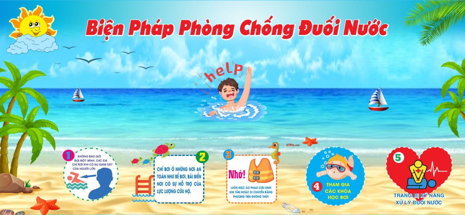 Tuyên truyền phóng tránh tai nạn đuối nước cho trẻ em