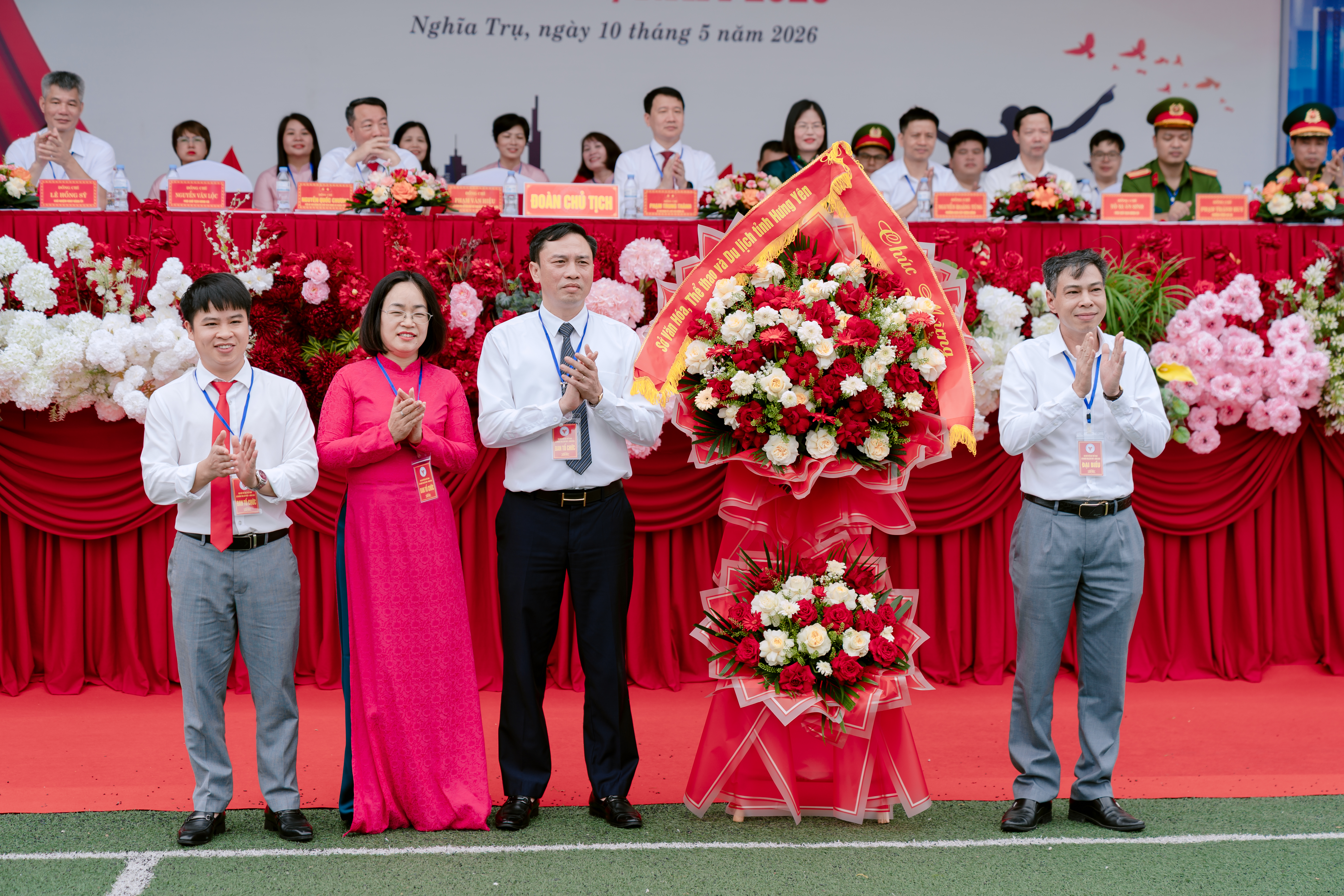 Sôi nổi khí thế Lễ khai mạc Đại hội Thể dục Thể thao xã Nghĩa Trụ lần thứ I năm 2026