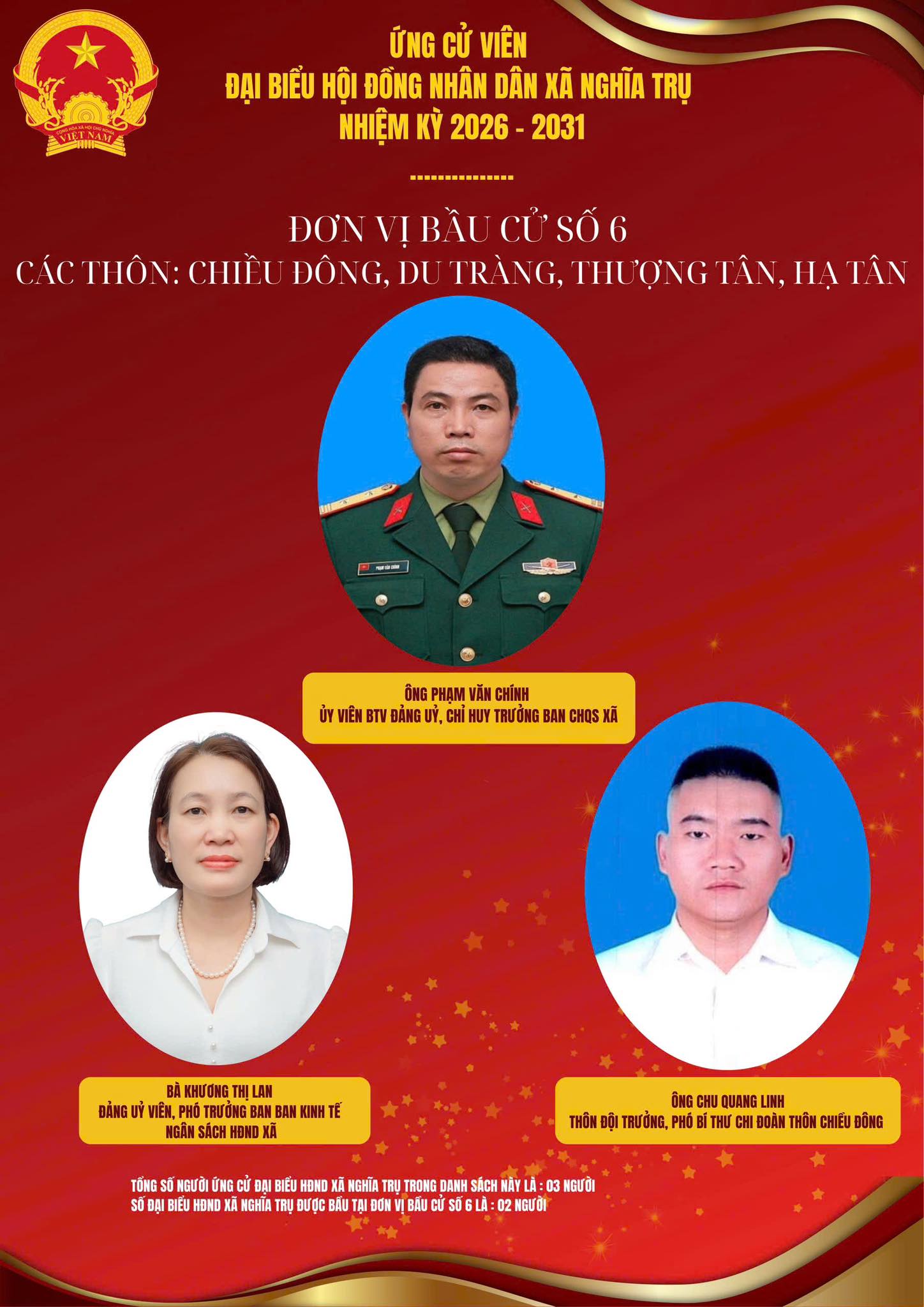 ĐƠN VỊ BẦU CỬ SỐ 6