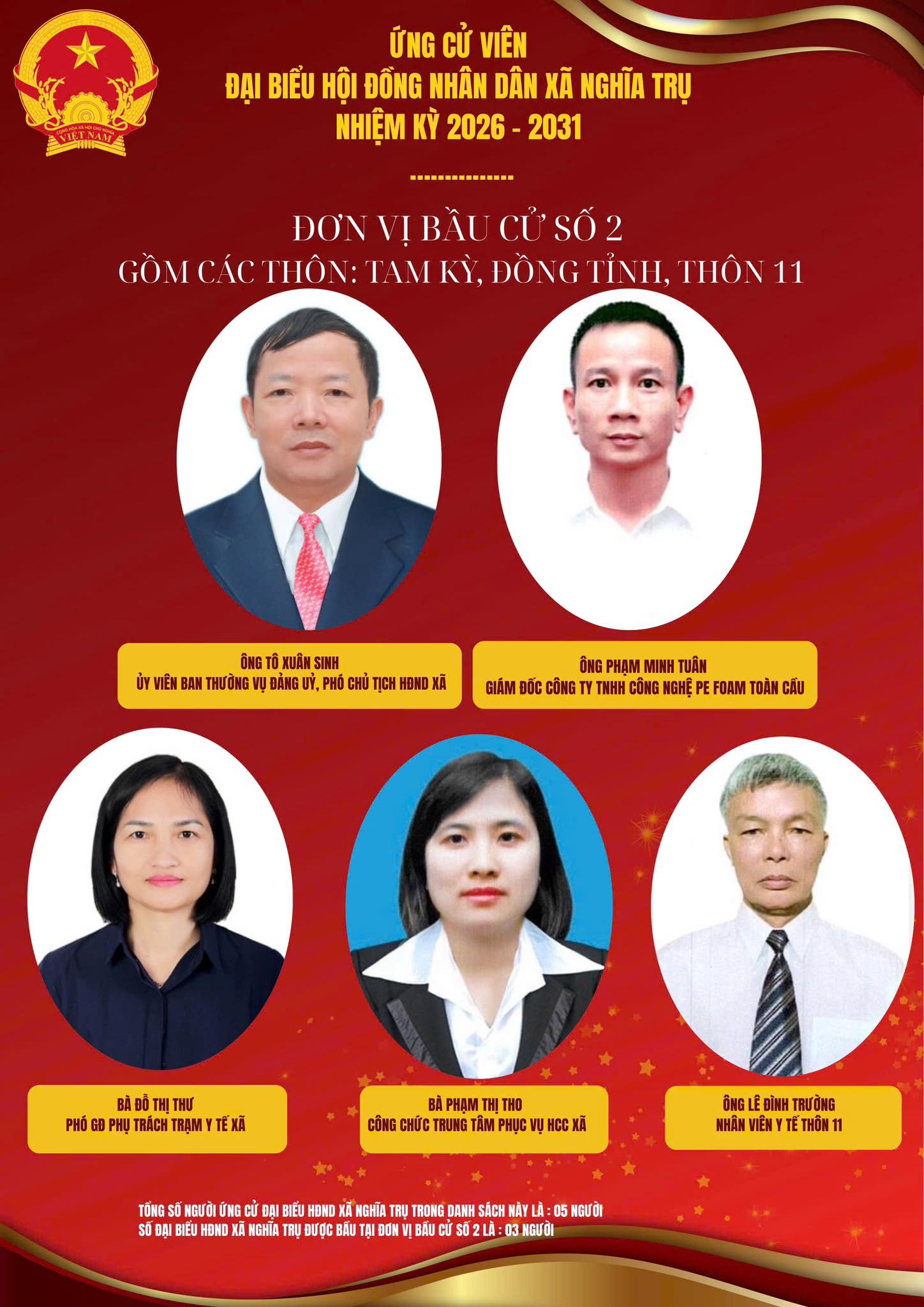 ĐƠN VỊ BẦU CỬ SỐ 2