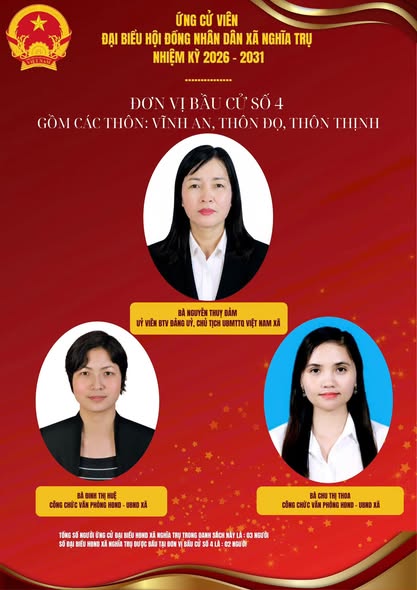 ĐƠN VỊ BẦU CỬ SỐ 4