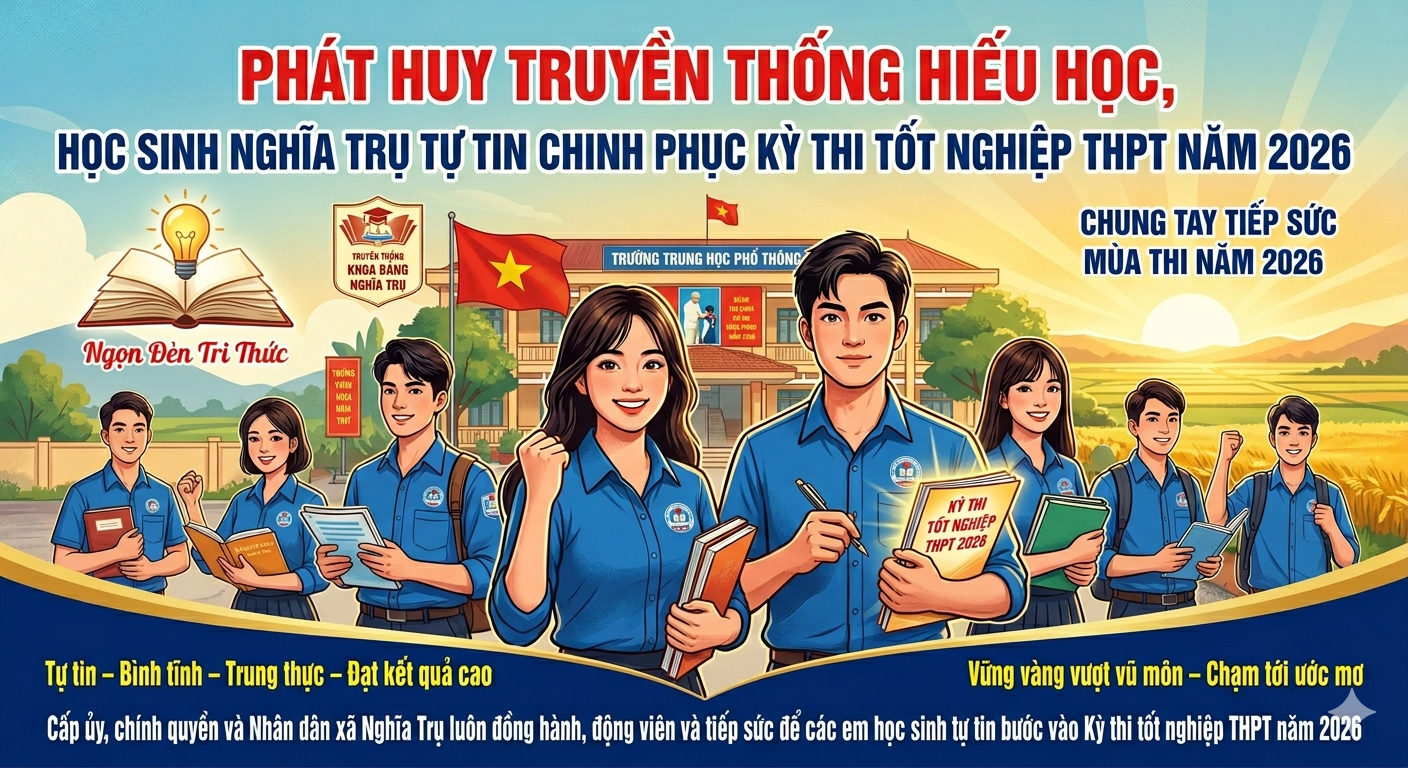 Phát huy truyền thống hiếu học, học sinh Nghĩa Trụ tự tin chinh phục Kỳ thi tốt nghiệp THPT năm 2026”