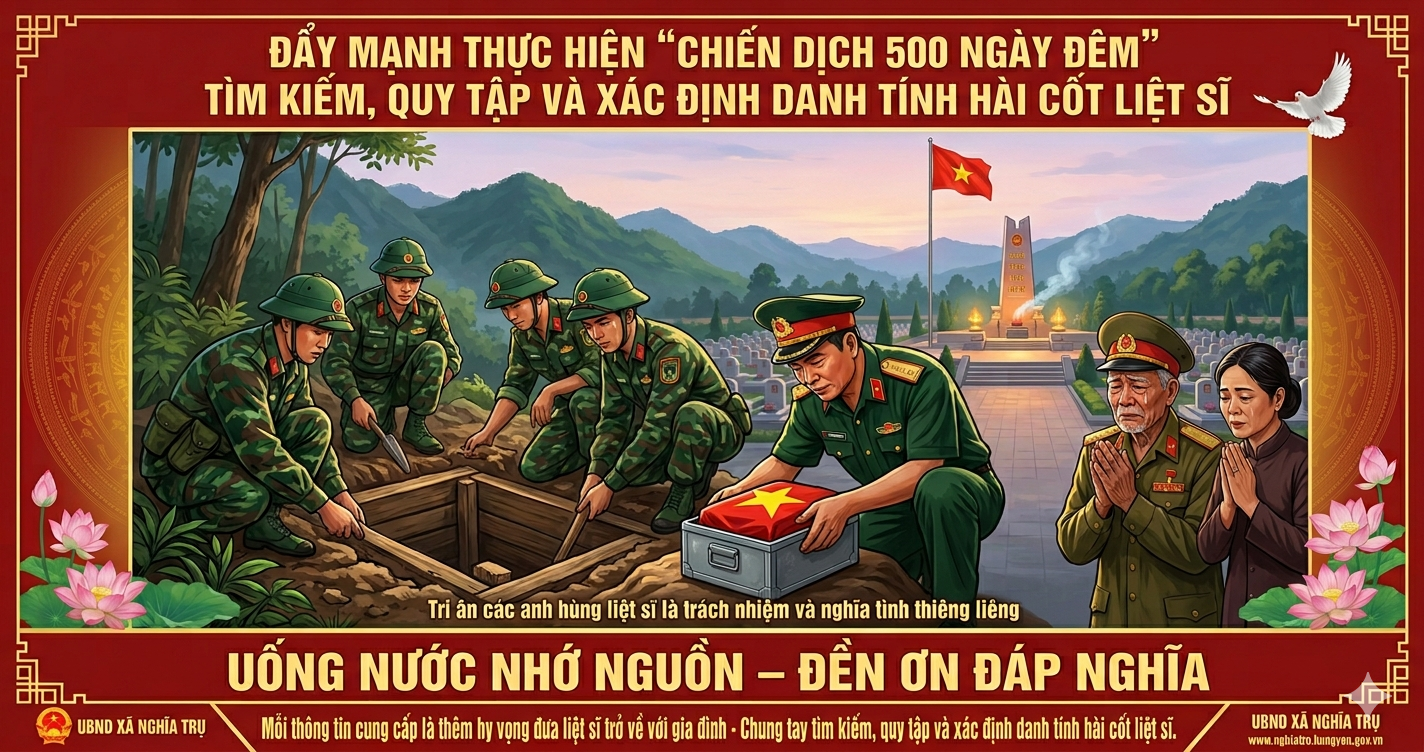Đẩy mạnh tuyên truyền công tác tìm kiếm, quy tập và xác định danh tính hài cốt liệt sĩ – Thể hiện đạo lý “Uống nước nhớ nguồn”